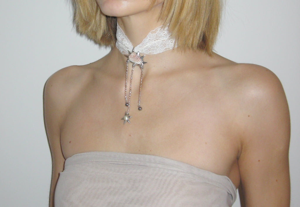 Spiky Shell choker