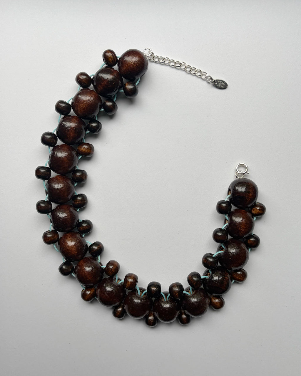 BROWN BEADS NECKLACE