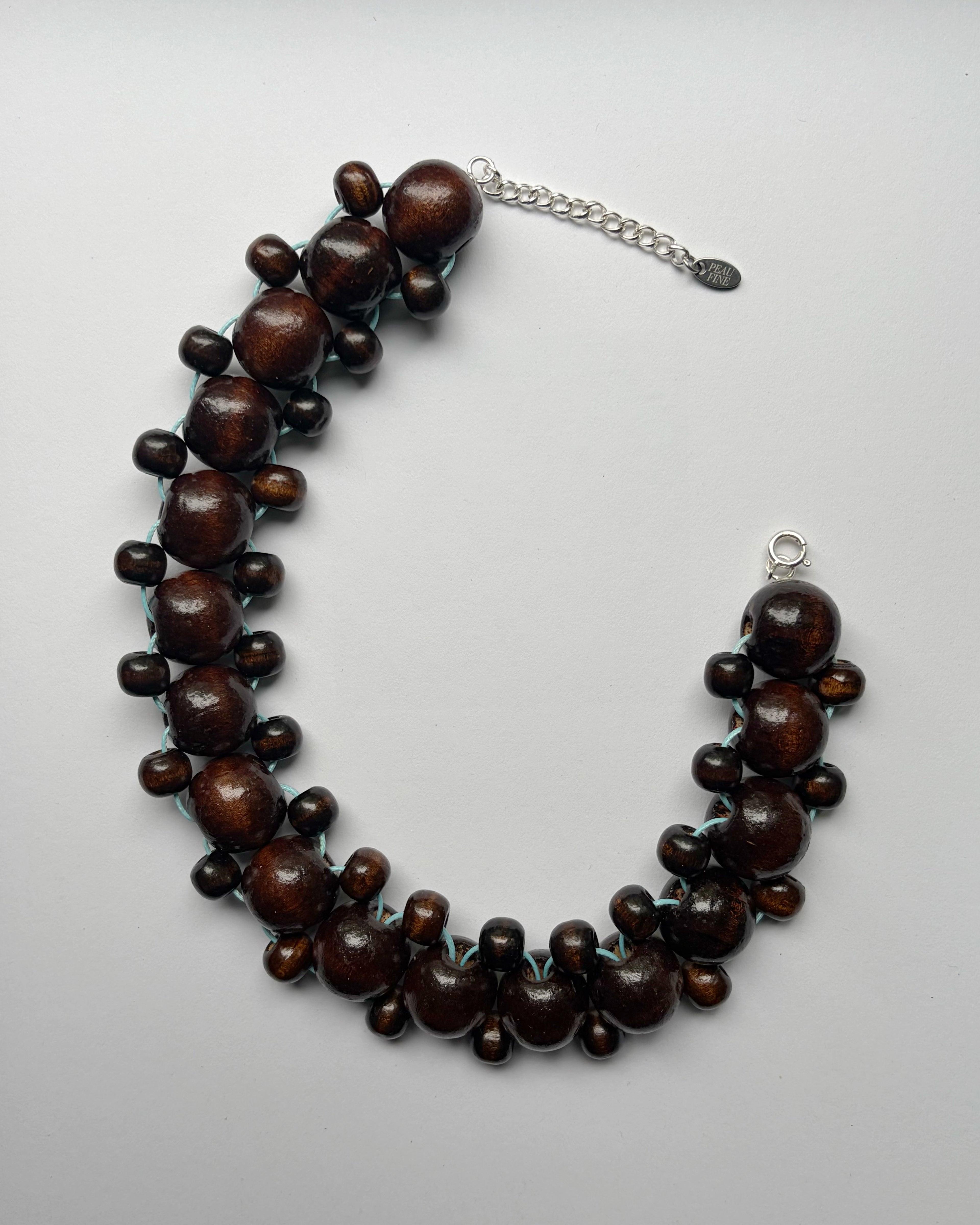 BROWN BEADS NECKLACE