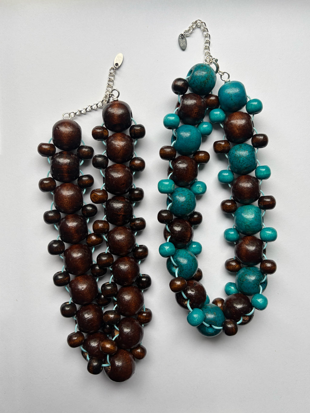 BROWN BEADS NECKLACE