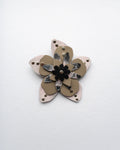 Ever-blooming brooch & hair clip pink