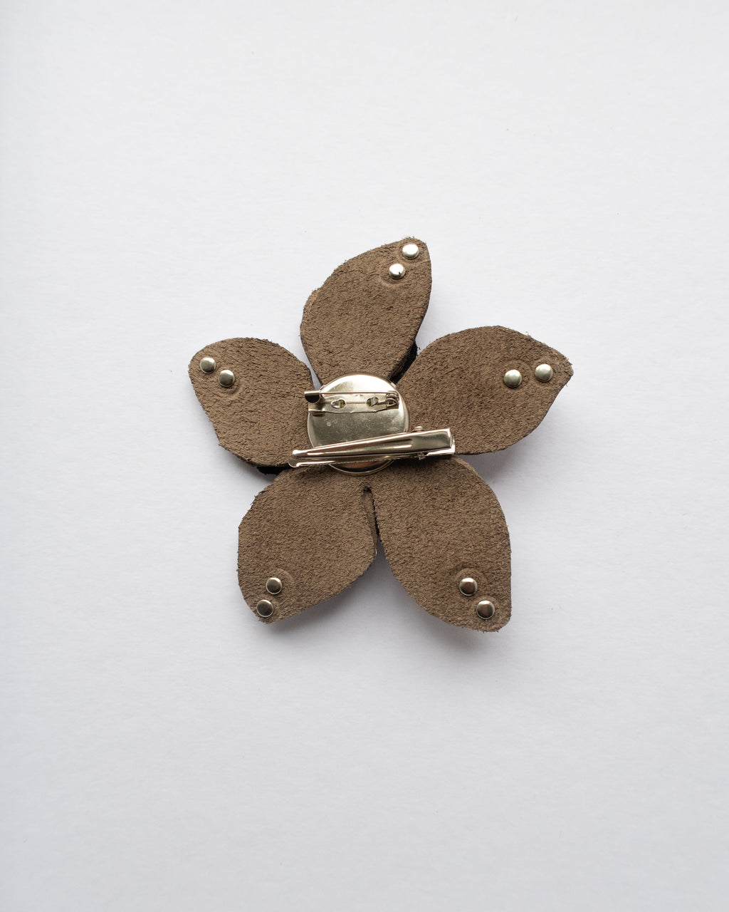 Ever-blooming brooch & hair clip pink